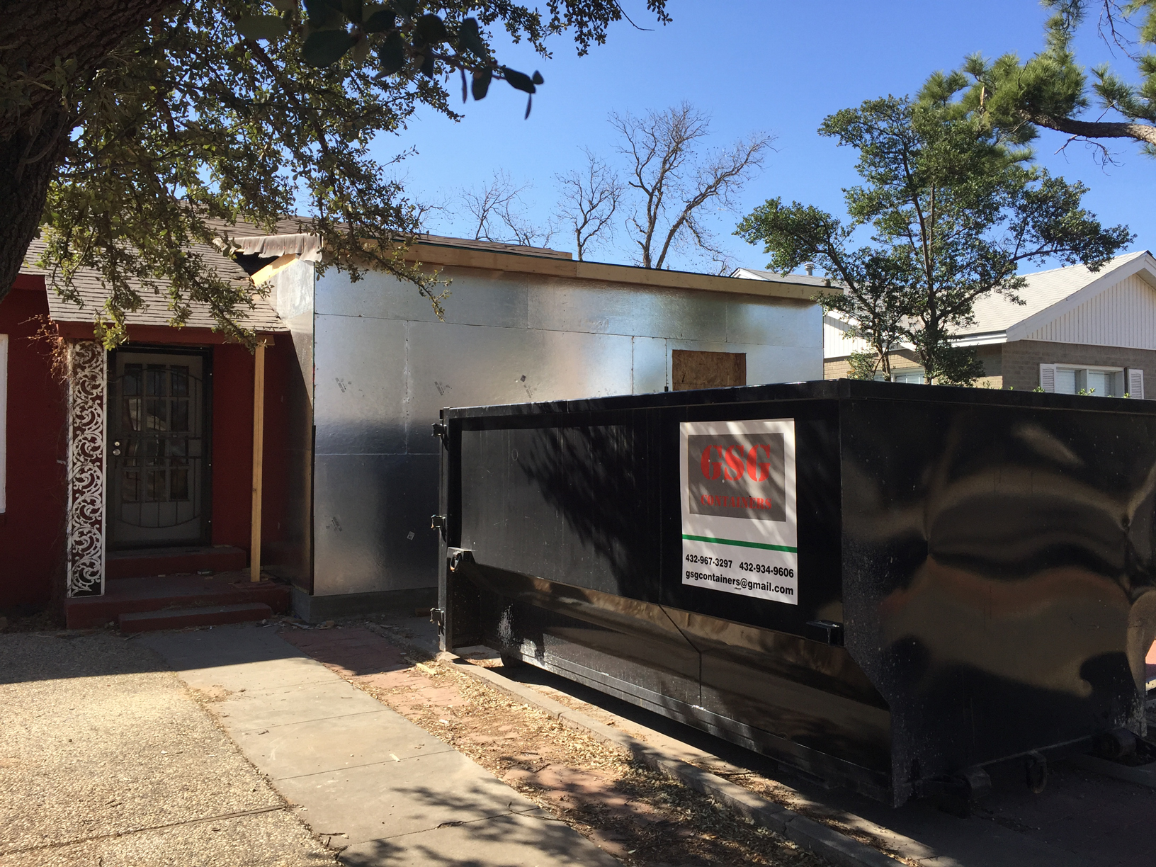 dumpster services for construction projects 